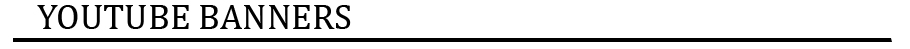 Youtube banners